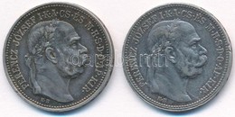 1914KB-1915KB 1K Ag 'Ferenc József' (2x) T:2,2- Patina, Karc 
Adamo K5.1 - Sin Clasificación