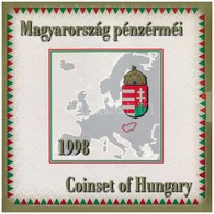 1998. 50f-200Ft (10xklf) Forgalmi Sor Dísztokban + 1998. 100Ft Alpakka '1848-1849. Szabadságharc 150. évfordulójára' T:B - Sin Clasificación