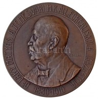 Csillag István (1881-1968) 1910. 'Dr. Laky Mátyás A Temesvári M.K. Áll. Főreáliskola Igazgatója' Br Plakett (55mm) T:2 - Sin Clasificación