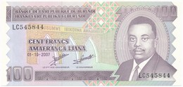 Burundi 2007. 100Fr T:I
Burundi 2007. 100 Francs C:UNC
Krause KM#37 - Ohne Zuordnung