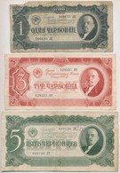 Szovjetunió 1937. 1Ch + 3Ch + 5Ch T:III,III- Sarokhiány
Soviet Union 1937. 1 Chervonetz + 3 Chervontsa + 5 Chervonetz C: - Sin Clasificación