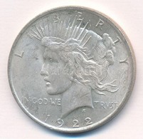 Amerikai Egyesült Államok 1922. 1$ Ag 'Béke' T:2 
USA 1922. 1 Dollar Ag 'Peace' C:XF 
Krause KM#150 - Non Classés