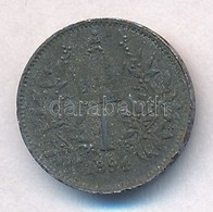Ausztria 1894. 1K 'Ferenc József' Fém Mini Pénz T:3 Patina
Austria 1894. 1 Corona 'Franz Joseph' Metal Mini Coin C:F Pat - Non Classés