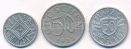 Ausztria 1925. 1/2Sch Ag + 1935. 50gr Cu-Ni + 1947. 50gr Al T:2
Austria 1925. 1/2 Schilling Ag + 1935. 50 Groschen Cu-Ni - Sin Clasificación