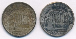 Ausztria 1925-1926. 1Sch Ag (2xklf) T:2,2- Patina
Austria 1925-1926. 1 Schilling Ag (2xdiff) C:XF,VF Patina - Sin Clasificación