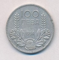 Bulgária 1934. 100L Ag T:2,3 
Bulgaria 1934. 100 Leva Ag C:XF,F 
Krause KM#45 - Sin Clasificación