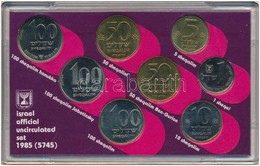 Izrael 1985. 1Sh-100Sh (8xklf) Forgalmi Sor Eredeti Tokban T:1
Israel 1985. 1 Sheqel - 100 Sheqalim (8xdiff) Coin Set In - Sin Clasificación