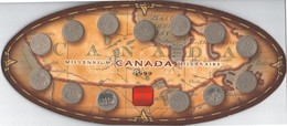 Kanada 2000. 25c Ni (13xklf) Forgalmi Emlékkiadások Karton Díszcsomagolásban T:1,1- Canada 2000. 25 Cents Ni (13xdiff) C - Sin Clasificación