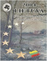 Litvánia 2004. 1c-2E 'Euro Próbaveretek' (8xklf) Fémpénz Szettben, Díszkiadás T:BU Lithuania 2004. 1 Cent - 2 Euro 'Euro - Sin Clasificación