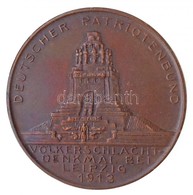 Német Birodalom 1913. 'A Lipcsei Csata 100 éves évfordulója' Br Patrióta Emlékérem (38mm) T:1-
German Empire 1913. '100t - Sin Clasificación