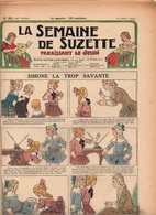 La Semaine De Suzette N°34 Simone La Trop Savante - Les Méfaits De Titoute IV. Titoute Et Les Aventures De 1933 - La Semaine De Suzette