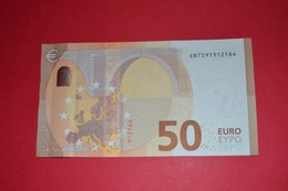 50 EURO FRANCE (oberthur)- E012G2 - EB7591912164 - UNC DRAGHI - 50 Euro