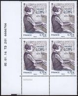 France Coin Daté N° 5032 ** (2tirets) Marguerite Long - Pianiste Du 05.01.2016 - 2010-2019