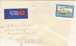 SOUTH AFRICA Cover 2,airmail - Aéreo