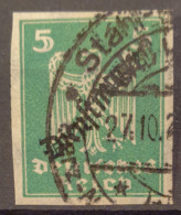 DEUTSCHES REICH 1924 - Canceled - Mi 106 - Dienstmarke Geschnitten 5pf - Oficial