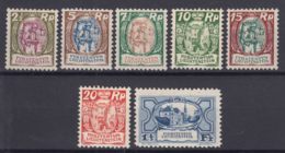Liechtenstein 1924/1925 Winzer Und Schloss Mi#65-71 Mint Never Hinged - Unused Stamps