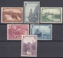 Belgium 1929 TBC Mi#270-275 COB#293-298 Mint Never Hinged - Unused Stamps