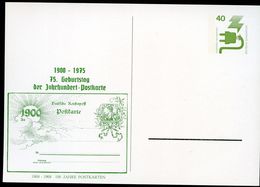 Bund PP69 C1/002 75 J. JAHRHUNDERT-POSTKARTE 1975  NGK 5,00 € - Cartes Postales Privées - Neuves
