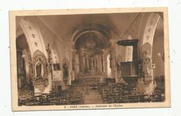 Cp, 40 , SORE ,intérieur De L'église ,  Vierge - Sore