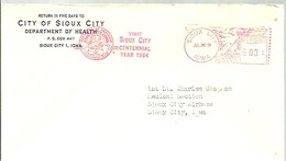 LETTER  1954   SIOUX CITY - American Indians