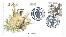 DT 79 - MAYOTTE - COMBANI - 30 AOÛT 1997 - 1er JOUR  LE MAKI - Storia Postale