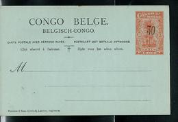 Carte Neuve N° 60. (carte Double) 30 Sur 10 C Orange Sur Bleu - Stamped Stationery