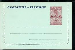 Carte Neuve N° 1 (carte Lettre) 3 Frs  Carmin Sur Vert-bleu - Interi Postali