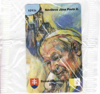 Pope John Paul II, Slovaquie Private Prepaid Card In Blister, Tirage 1250 Pieces Only - Slovaquie