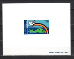 POLYNESIE  PA N° 141 EPREUVE DE LUXE  NEUF SANS CHARNIERE COTE 25.00€   ECOLOGIE OISEAUX ANIMAUX - Imperforates, Proofs & Errors