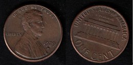 Etats Unis 1979 Monnaie Coin 1 One Cent Lincoln Mémorial In God We Trust SU - Andere & Zonder Classificatie