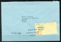 5541 - GROSSBRITANNIEN / UK - 1976 Exeter Christmas Post - 5 P. Pensioneers Free Post - Abarten & Kuriositäten