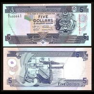 BILLET SALOMON ISLAND 5 DOLLAR - Salomons