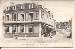 14-PONT D'OUILLY  " Hôtel De La Poste Série LA NORMANDIE - Pont D'Ouilly