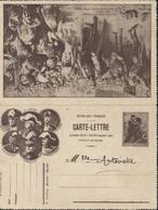 Entier Carte Lettre Pr Civils Et Militaires Général Joffre Castelnau Foch Maud'Huy Maunoury En Alsace Dos Joffre à Thann - Cartoline-lettere