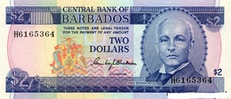 BILLET BARBADES 2 DOLLAR - Barbades