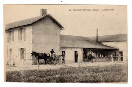 CPA Moncoutant 79 Deux Sèvres Industrie Du Lait Laiterie Coopérative La Beurrerie Fabrication Beurre Attelage Cheval - Moncoutant