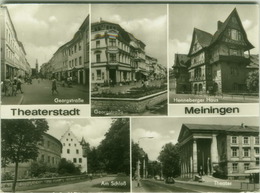 AK GERMANY - THEATERSTADT MEININGEN - MULTIVIEW - PHOTO HOFFMANN - VINTAGE POSTCARD (5977) - Meiningen