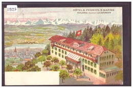 EVILARD - LEUBRINGEN - HOTEL DES 3 SAPINS - LITHO - TB - Evilard