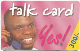 Kenya - Kencell - Talk Card Yes (Backside #1), Exp.31.12.2002, 300KShs, Used - Kenia