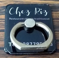 Anneau D'Accrochage à Coller Chez Riz Restaurant Chinois Traditionnel - Werbeartikel