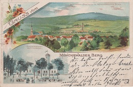 Litho AK Mönchswalder Gasthof Baude Turm A Wilthen Großpostwitz Irgersdorf Obergurig Arnsdorf Sonnenberg Berge Rodewitz - Wilthen