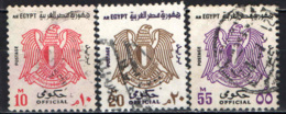 EGITTO - 1972 - STEMMA CON AQUILA - VALORI IN MILLESIMI - USATI - Servizio