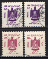 EGITTO - 1967 - STEMMA CON AQUILA - USATI - Servizio