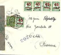 Mat. Correo De Campaña C Nº 3 B 2 Carta A Francia 1938 Censura. Guerre Espagne Voir 2 Scan - Bolli Di Censura Repubblicana