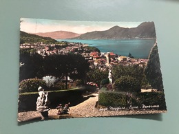 LAGO MAGGIORE LUINO PANORAMA  1965 - Luino