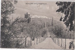 BALLENSTEDT Am Harz Schloss Im Winter Bei Schnee 6.3.1913 Gelaufen - Ballenstedt