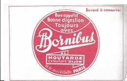 Buvard Ancien Moutarde BORNIBUS - Senf