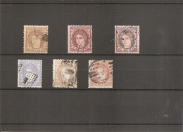 Espagne ( Lot De Timbres De 1870 - Régence -  Oblitérés ) - Oblitérés