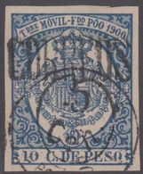 1900. FERNANDO-POO. Timbre Móvil De 1900 Habilitado. CORREOS 5 Cts./10 C. DE PESO.  (Michel 164-174) - JF317886 - Cabo Juby