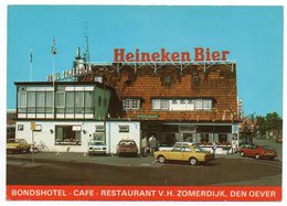 NETHERLANDS/HOLLAND - DEN OEVER BONDSHOTEL-CAFE-RESTAURANT ZOMERDIJK/ HEINEKEN BIER/BIERE / BEER/BIRRA /OLD CARS - Den Oever (& Afsluitdijk)